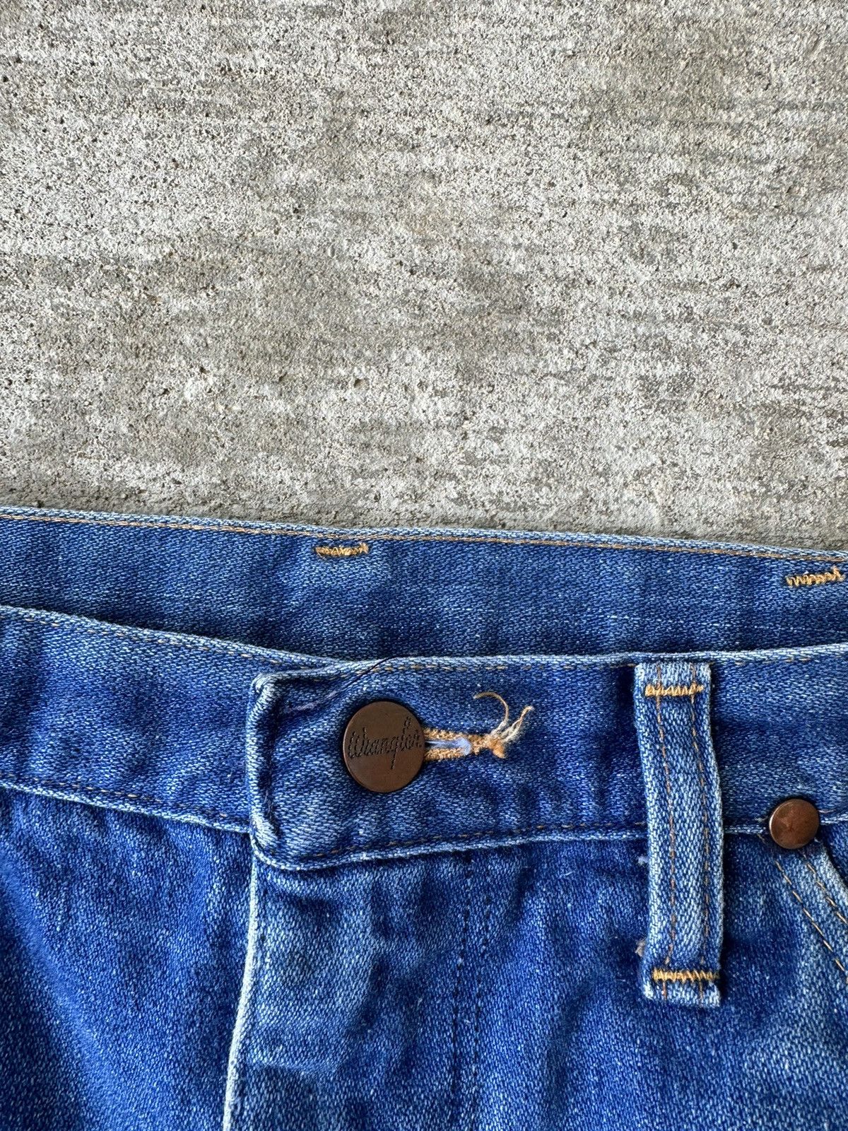 Wrangler 80s Wrangler Western Denim Blue Jeans Size US 32 / EU 48 - 7 Thumbnail