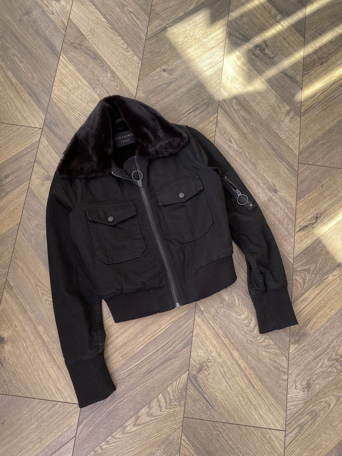 Allsaints × Vintage Vintage AllSaints Women's Archival Jacket Size XS / US 0-2 / IT 36-38 - 4 Thumbnail