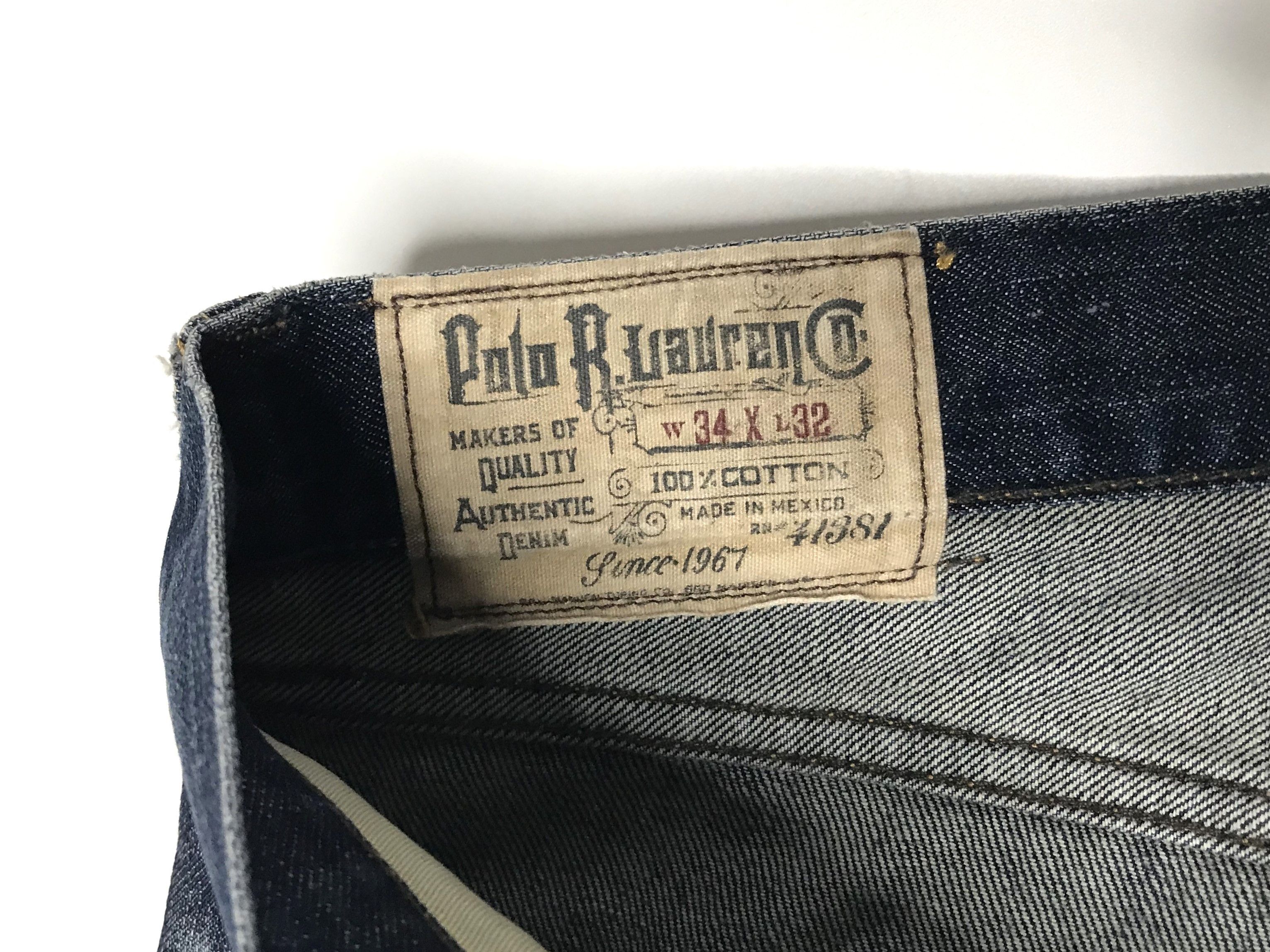 Polo Ralph Lauren Ralph Lauren Varick Slim 625 Jeans Ripped Washed Pant Size US 34 / EU 50 - 8 Thumbnail