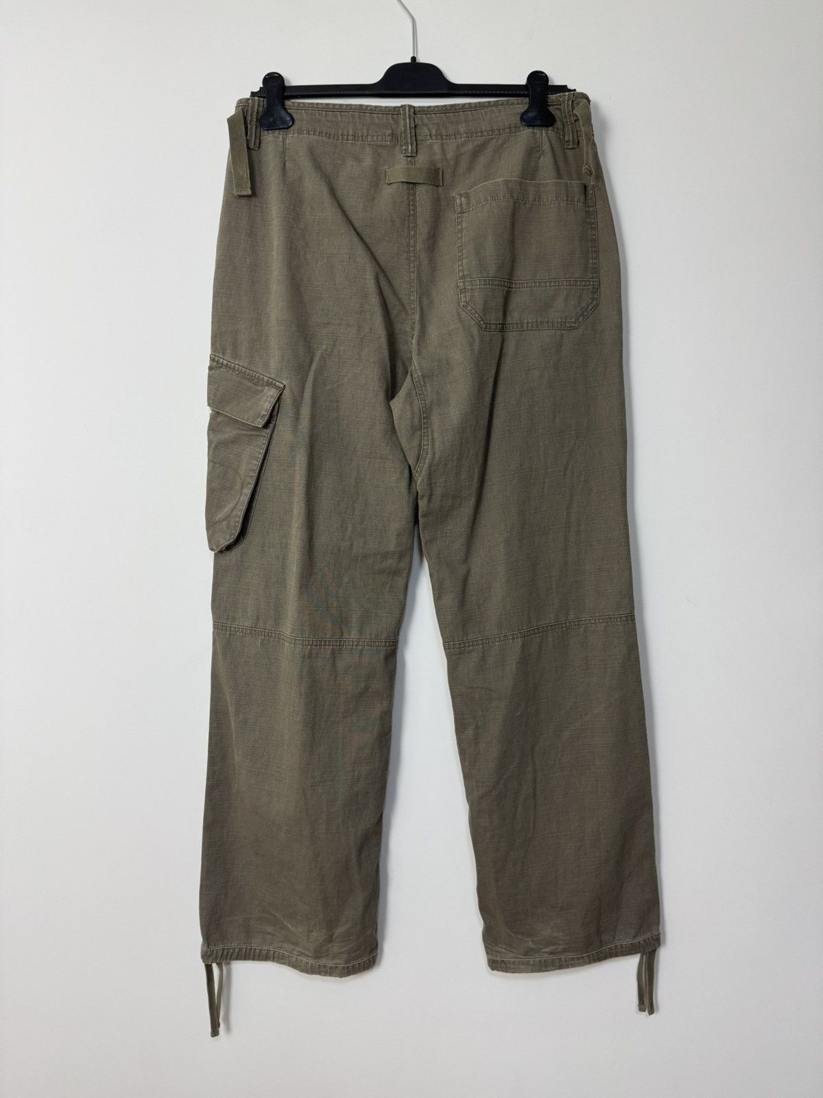 Nike Vintage Nike parachute cargo khaki pants military streetwear Size US 32 / EU 48 - 8 Thumbnail