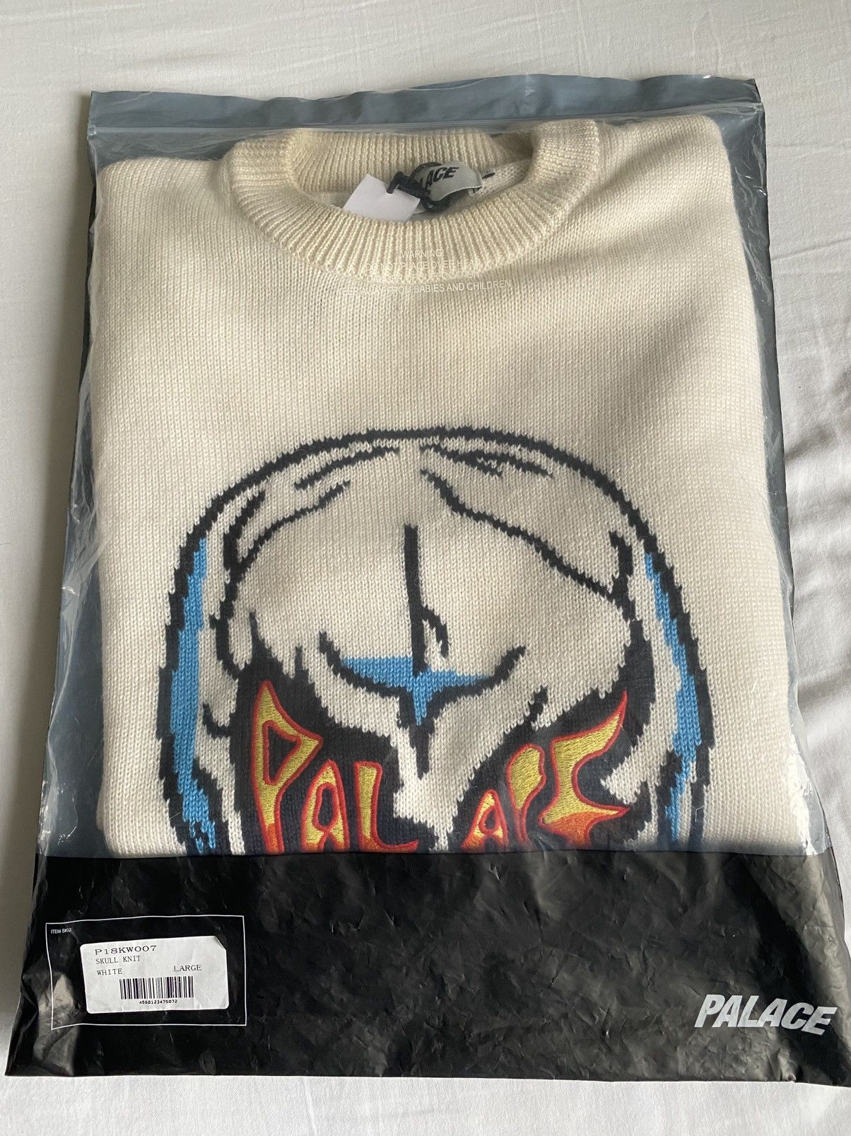 Palace Palace x neighborhood waffle jersey white | Grailed