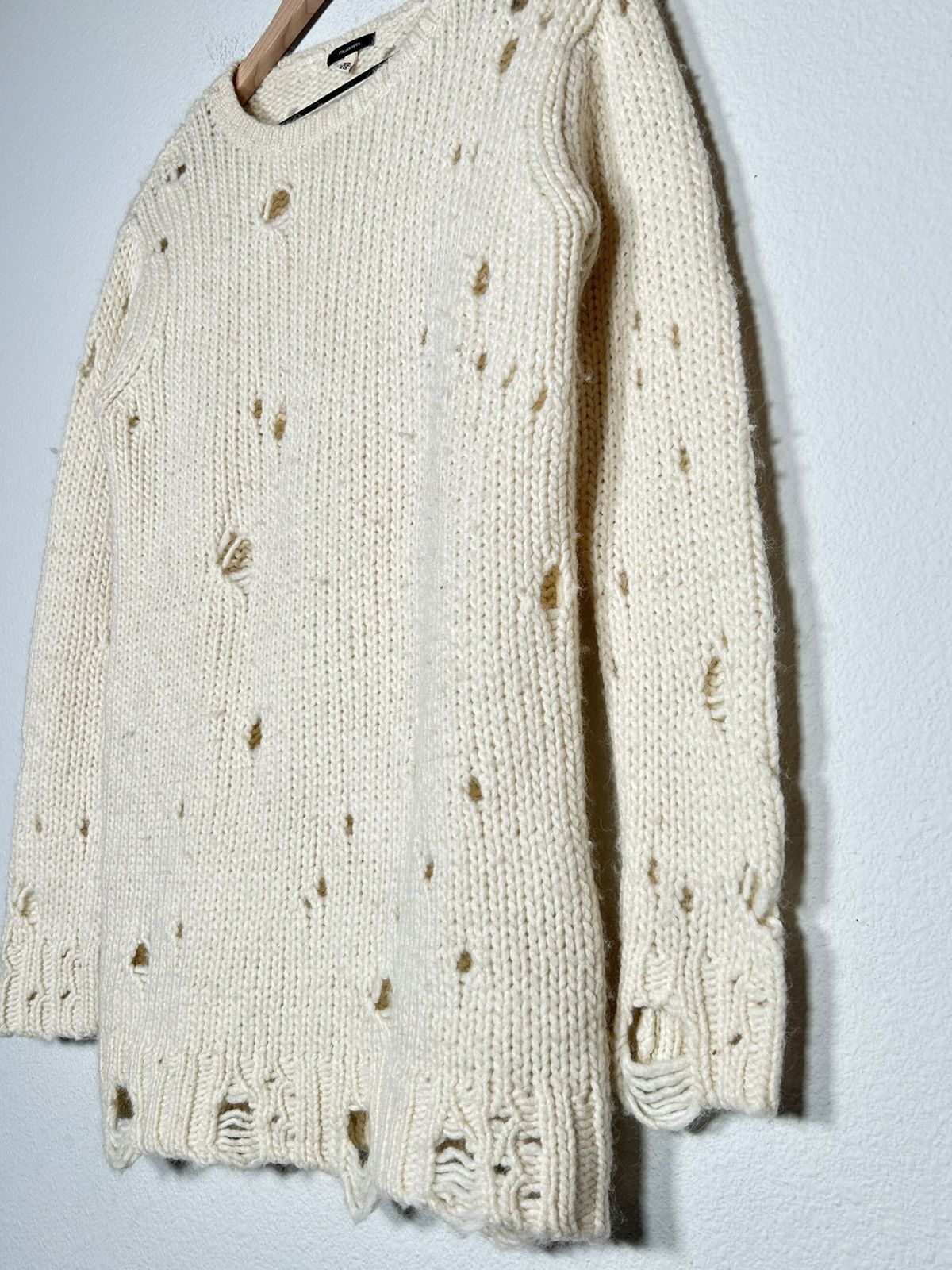 R13 Distressed Alpaca Wool Knit Sweater Size US S / EU 44-46 / 1 - 2 Thumbnail