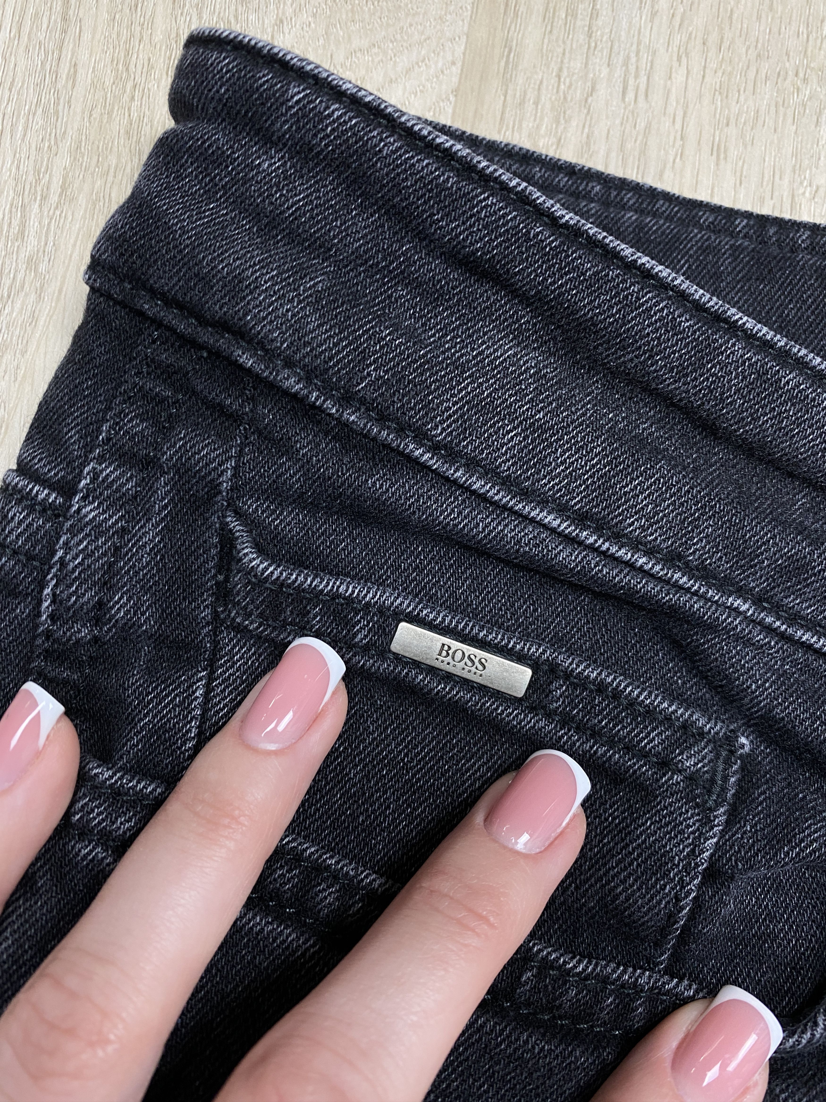 Hugo Boss Hugo Boss Mens Grey Denim Pants Size US 34 / EU 50 - 3 Thumbnail