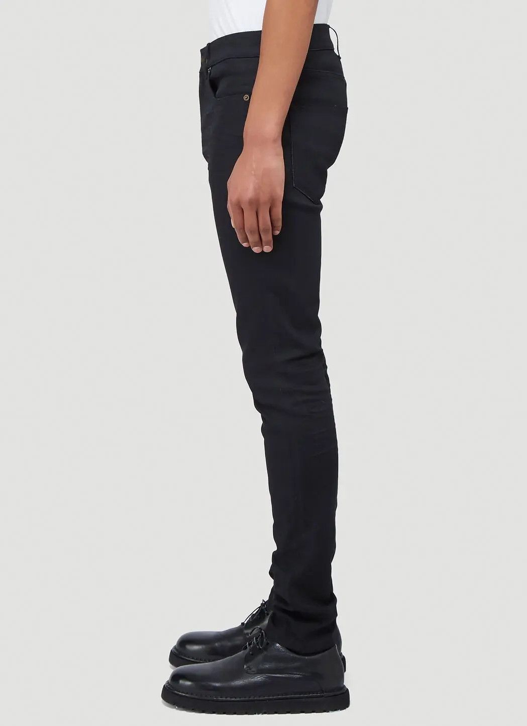Saint Laurent Paris SS20 Saint Laurent D02 Skinny-Fit Jeans in Used Black Denim Size US 28 / EU 44 - 3 Thumbnail