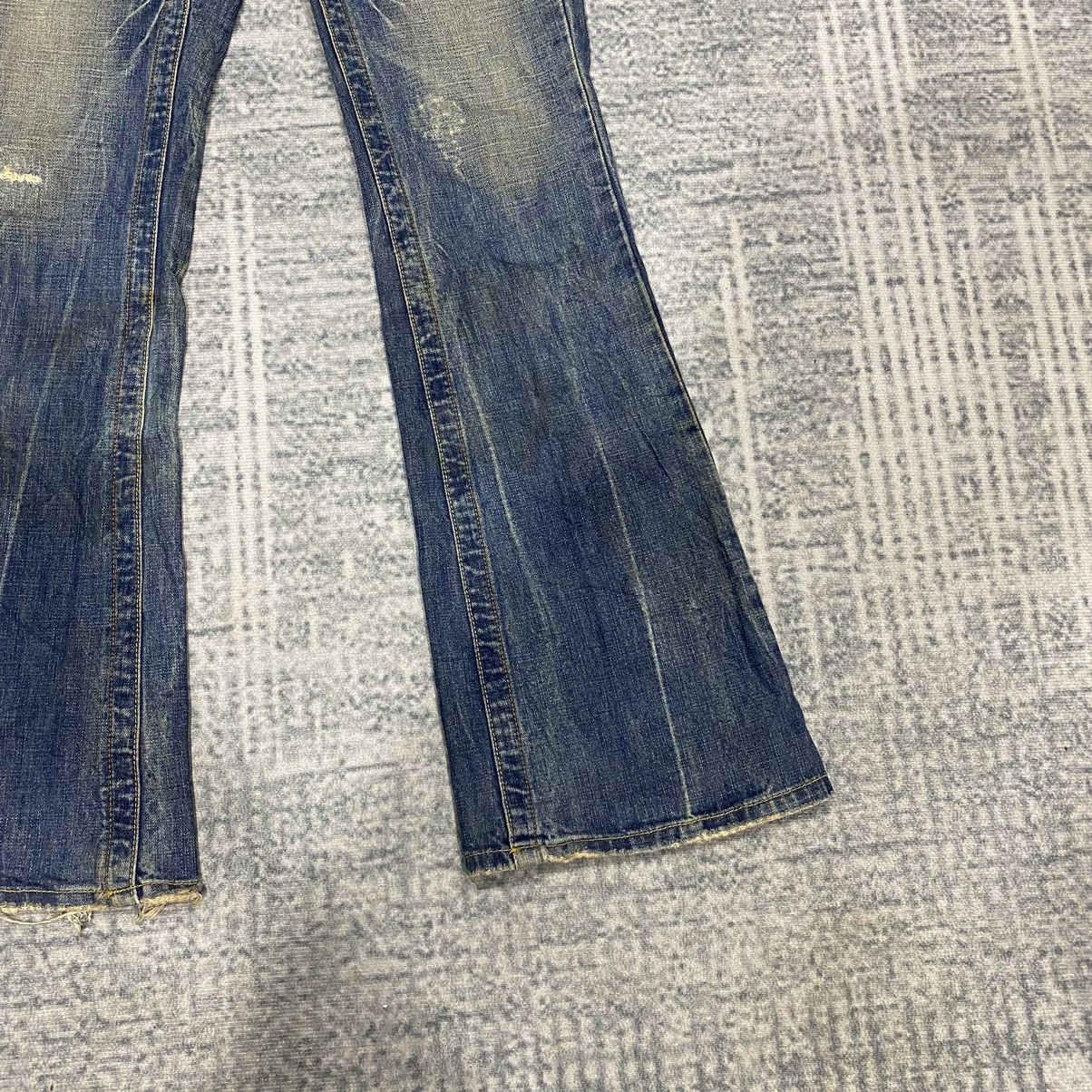 Hysteric Glamour × Japanese Brand × Le Grande Bleu (L.G.B.) Flare☠️ Eagle Japan Mudwash Bootcut Jeans Vintage 80s 90s Size US 28 / EU 44 - 3 Thumbnail