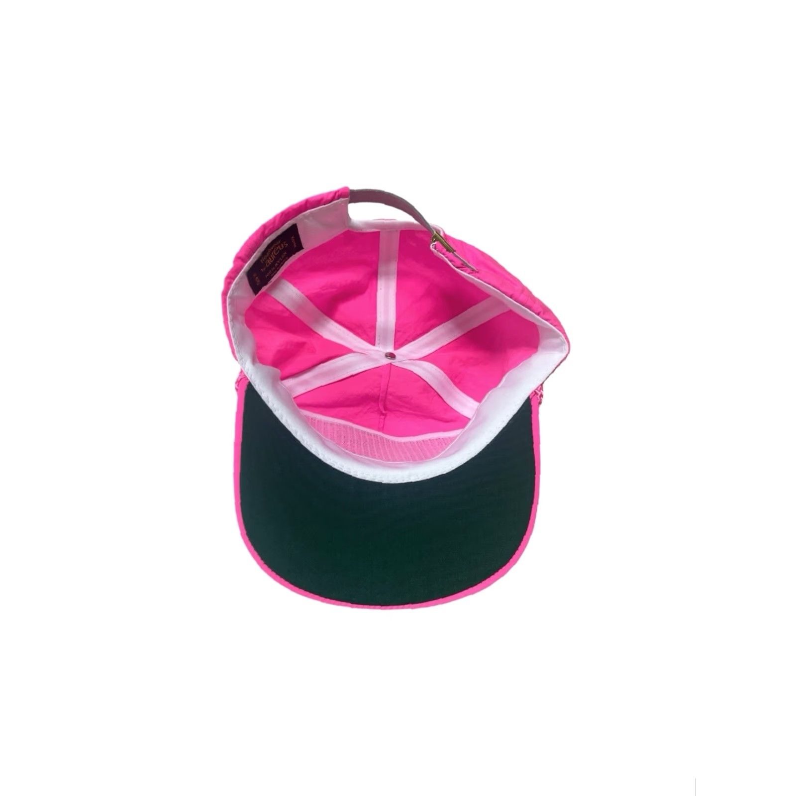 Vintage VINTAGE jamie farr LPGA toledo classic hat cap Adult OSFA Neon Pink Nylon Adjustable White Leather Strap NWOT Deadstock 90s Mens Size ONE SIZE - 6 Thumbnail