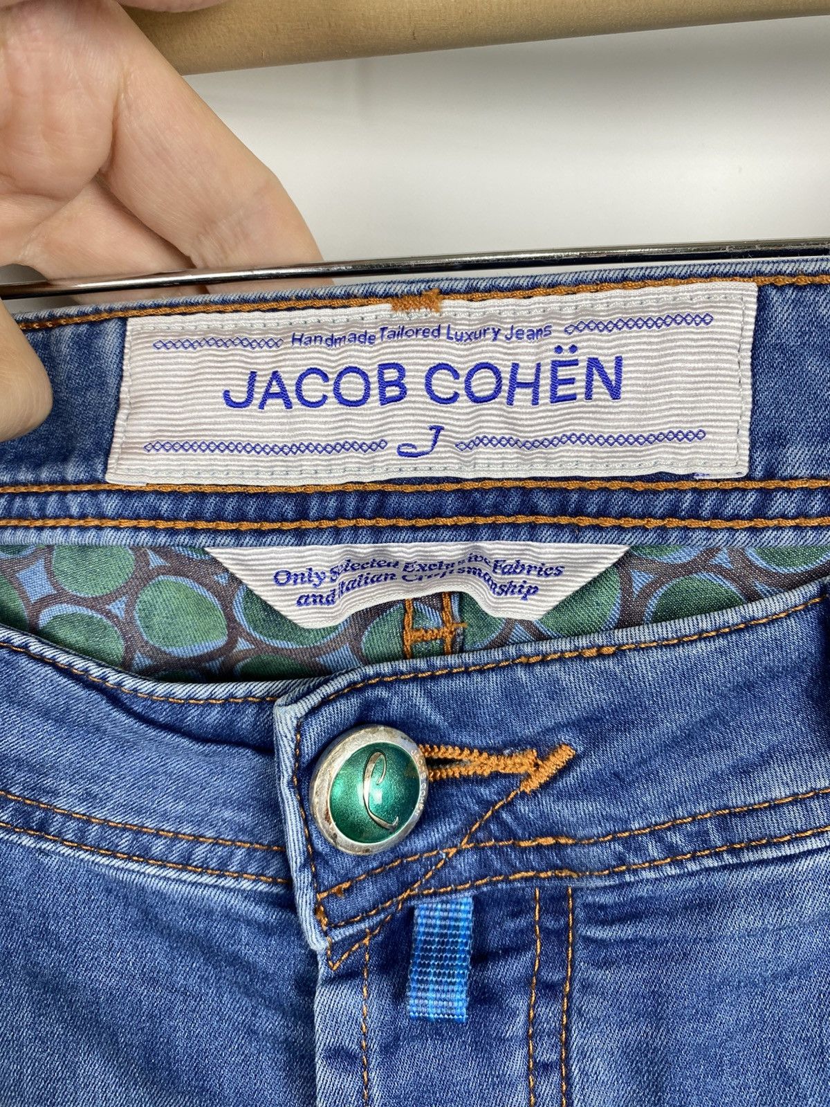 Jacob Cohen Jacob Cohen Luxury Comfort Slim Jeans Style 688 size 35 Size US 35 - 3 Thumbnail