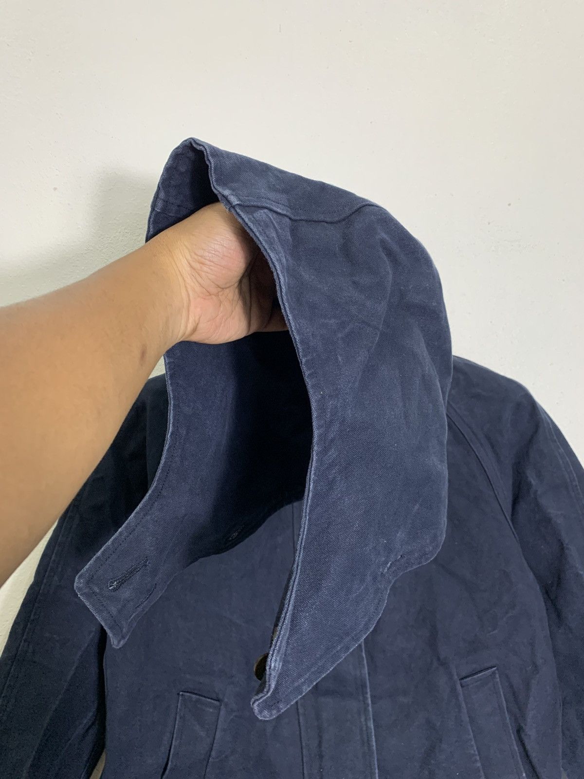 Japanese Brand 12oz CONFECT DENIM PARKA Jacket Removable Hoodie Size US M / EU 48-50 / 2 - 2 Thumbnail
