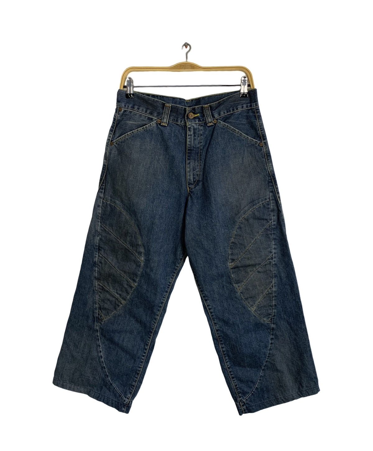Levi's Rare Levis Europe 102 Uomo Twisted Denim Baggy Knee Padded Size US 30 / EU 46 - 1 Thumbnail