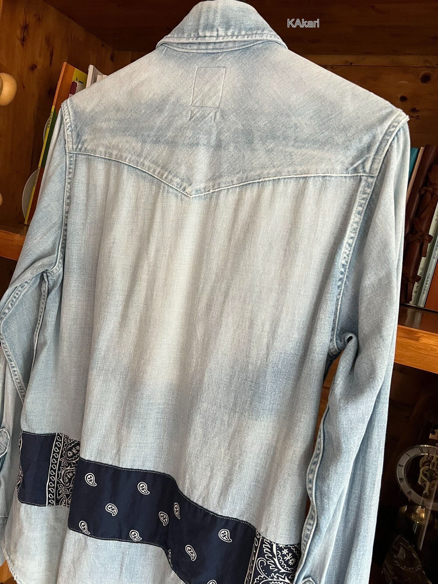 Visvim visvim 2017 Washed Paisley Denim Shirt Size US M / EU 48-50 / 2 - 6 Thumbnail