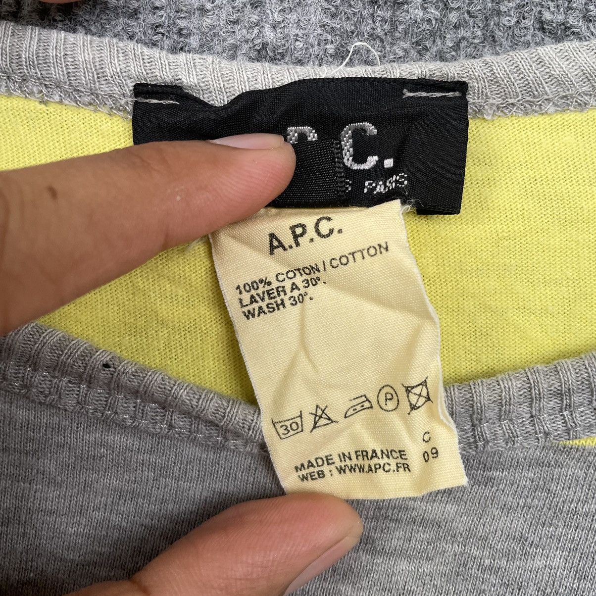 A.P.C. APC Stripes L/S T Shirt Made in France Size US M / EU 48-50 / 2 - 3 Thumbnail