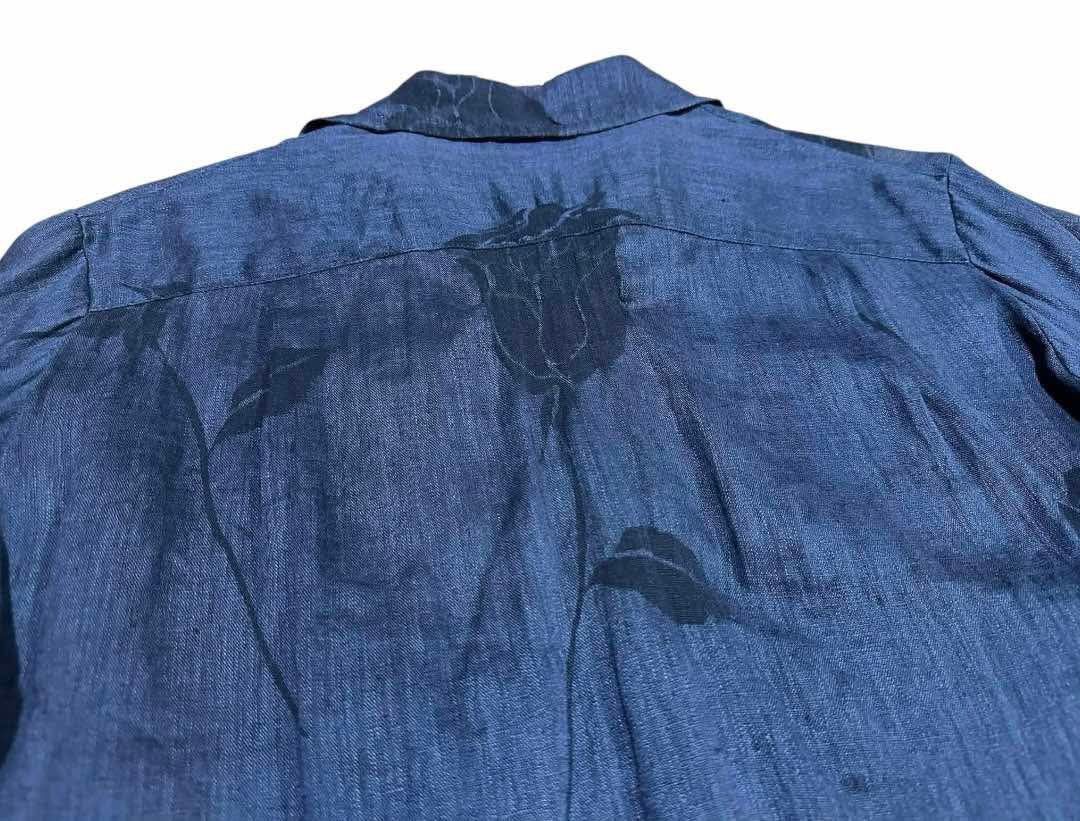 Y's 🔥Vintage Y’s Linen Shirt Floral Embossed Size US S / EU 44-46 / 1 - 9 Thumbnail