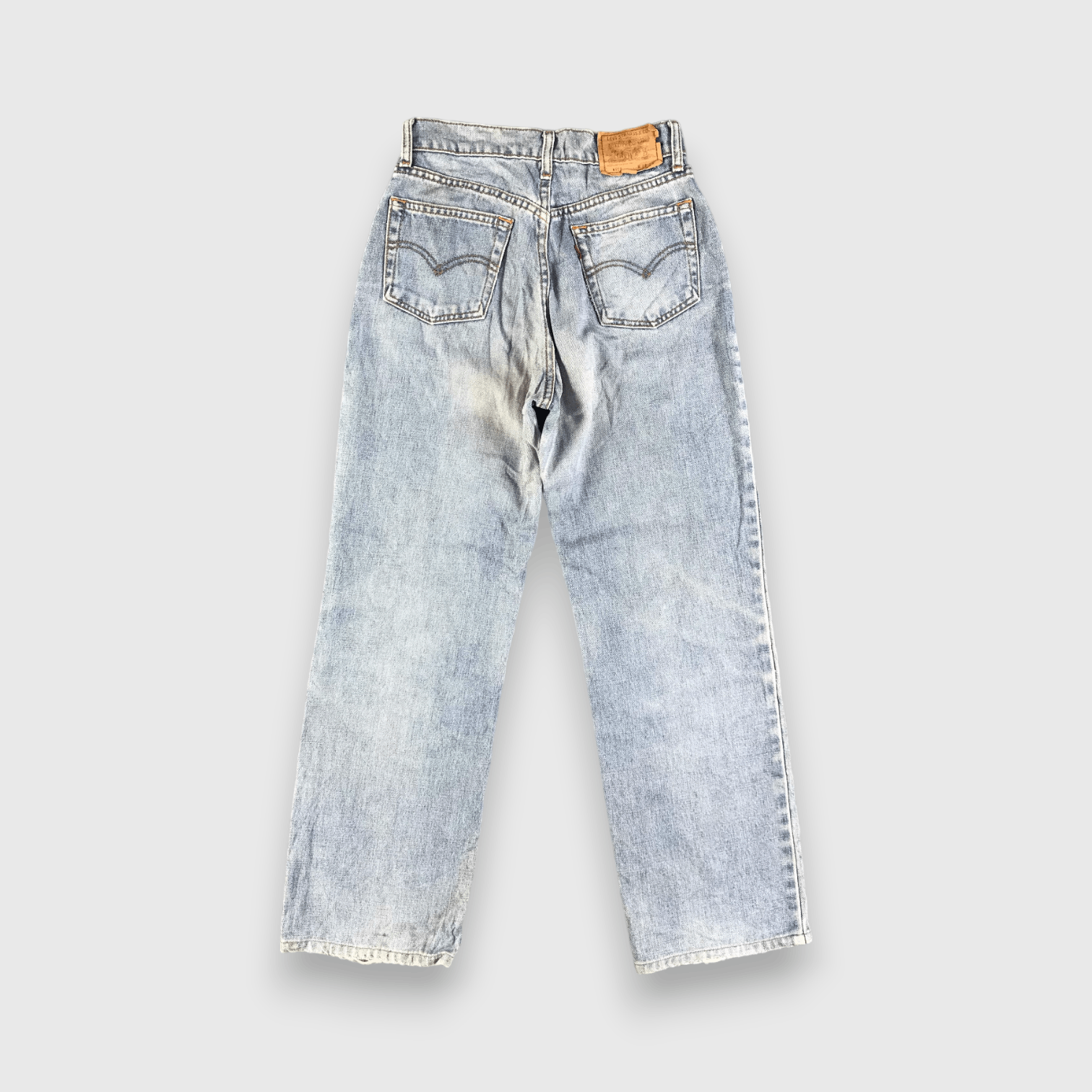 Levi's 90s Vintage Blue Wash Levis 519 Jeans-J2893 Size US 26 / EU 42 - 2 Thumbnail