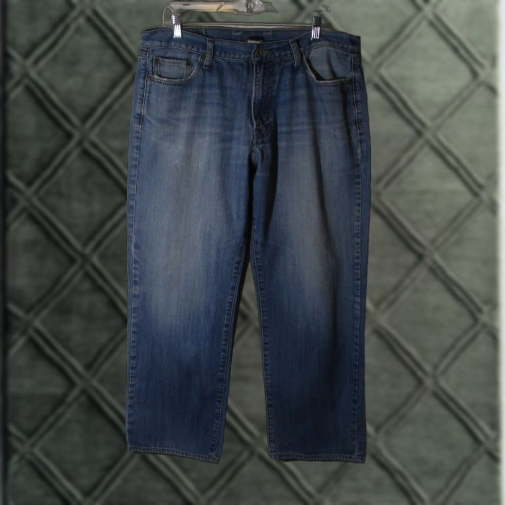 Lucky Brand LUCKY BRAND Jeans Blue 36W 29L Straight Relaxed Denim Men Regular Size 36 29 Medium 5-Pocket Vintage No Shirt? Wait no. Size US 29 - 1 Thumbnail