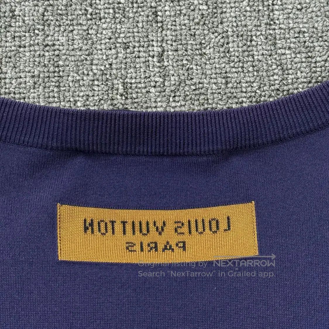 Louis Vuitton Louis Vuitton Purple Cotton Tee for Men . Size US L / EU 52-54 / 3 - 7 Thumbnail
