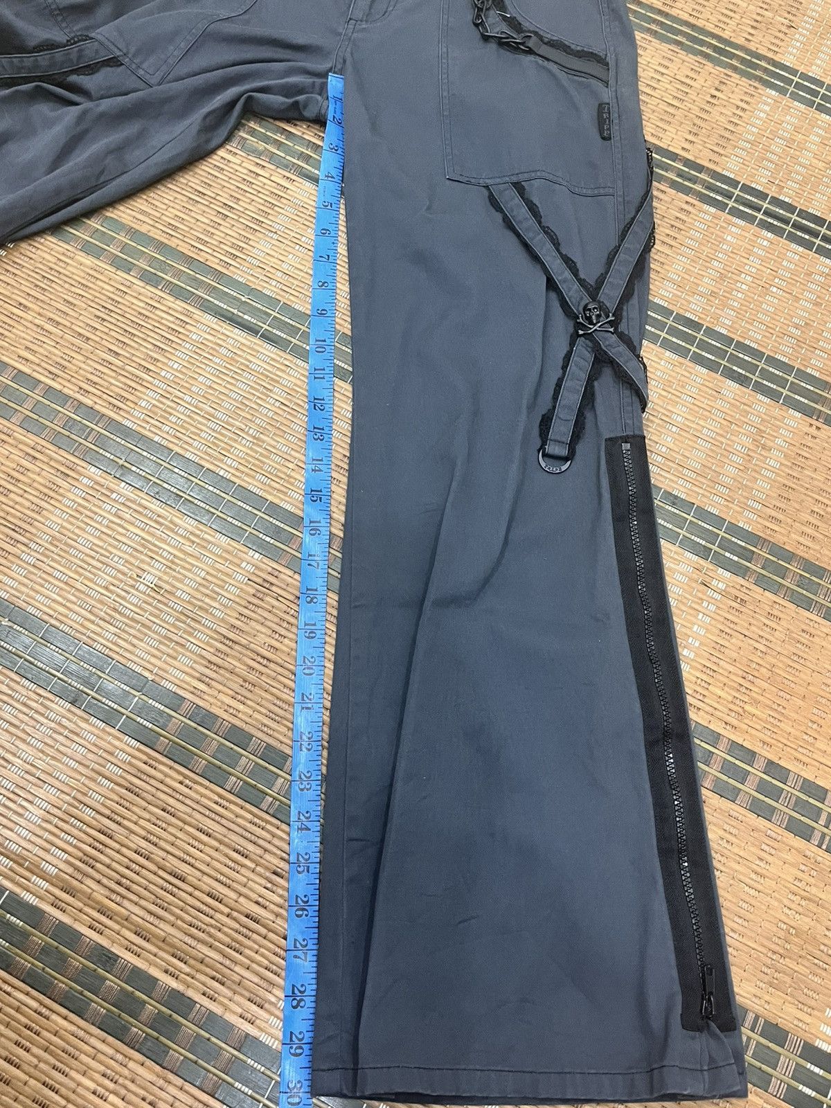 Tripp NYC TRIPP NYC BONDAGE LACES FLARE PANTS Size 32" / US 10 / IT 46 - 16 Thumbnail