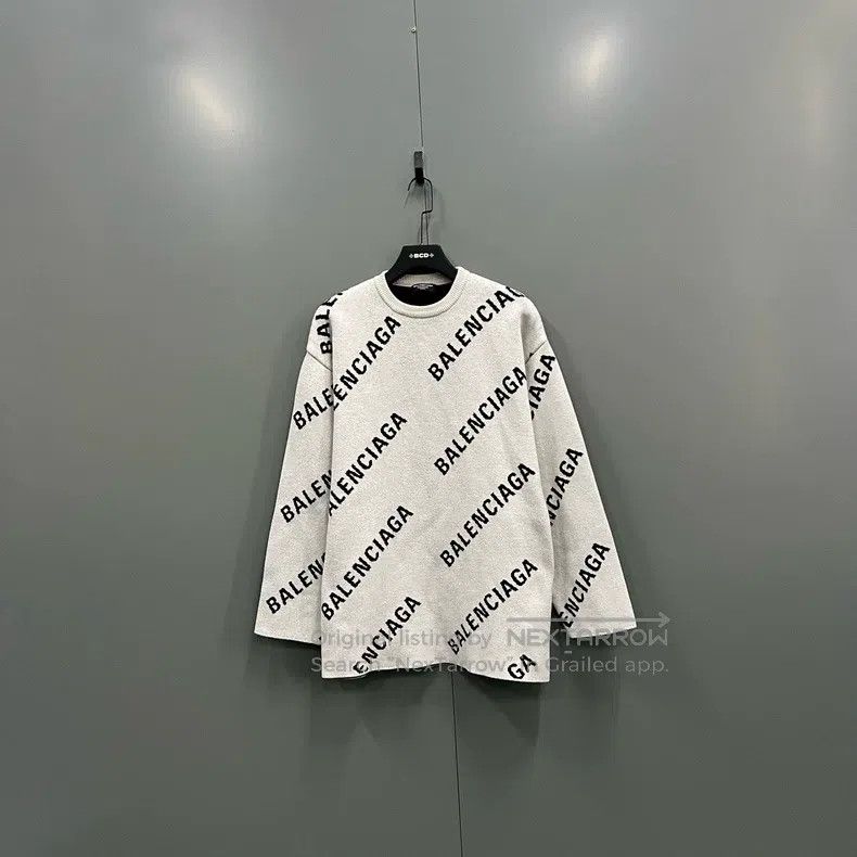 Balenciaga Balenciaga Barrage Logo Sweater - XS Size US XS / EU 42 / 0 - 1 Thumbnail