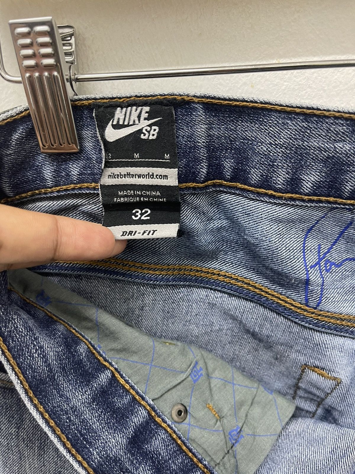 Nike Rare Vintage NIKE SB PAUL RODRIGUEZ Skateboarding Denim Size US 32 / EU 48 - 7 Thumbnail