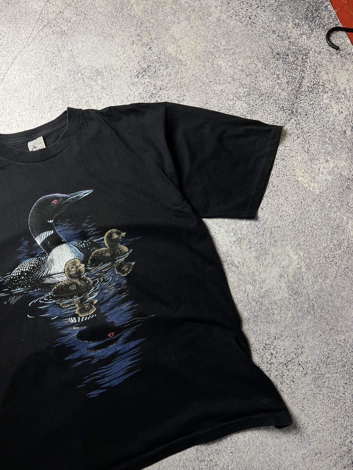 Other Vintage Harlequin Nature Graphics 1990 T Shirt Size US XL / EU 56 / 4 - 4 Thumbnail