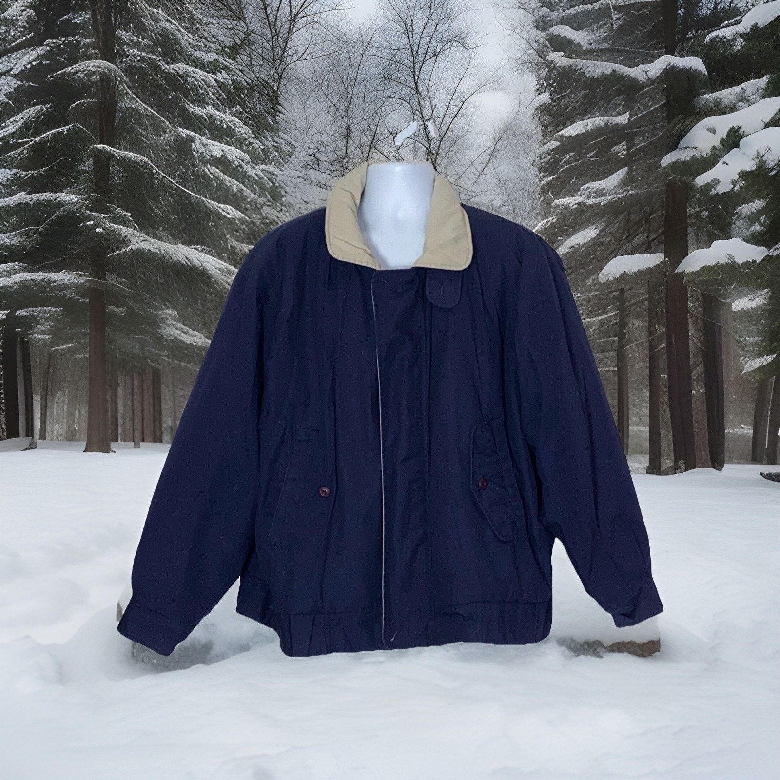 Other Jeremy Slade International Jacket Mens Size 1XB Blue Zipper Size US XL / EU 56 / 4 - 1 Thumbnail