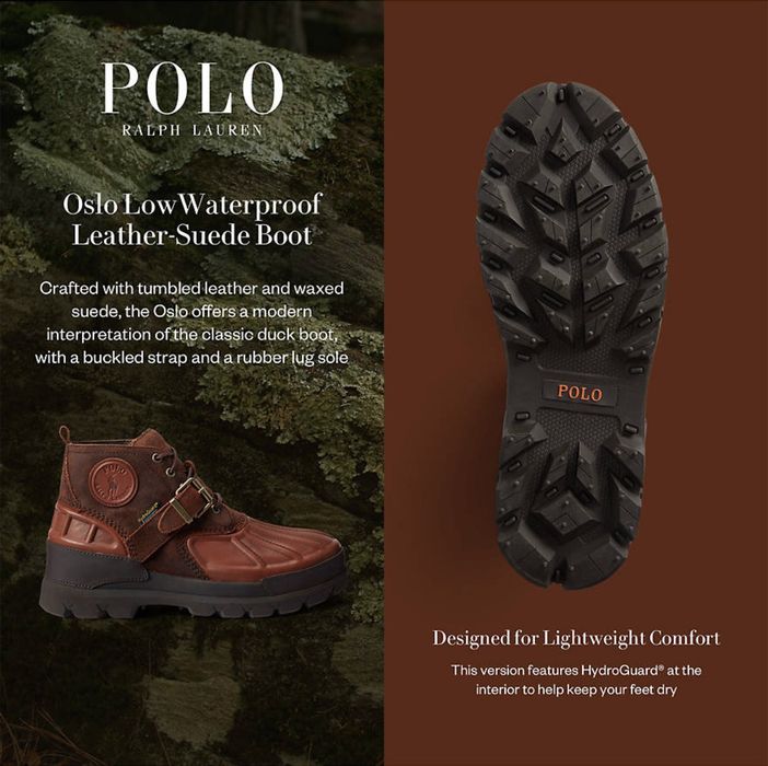 polo ralph lauren suede boots