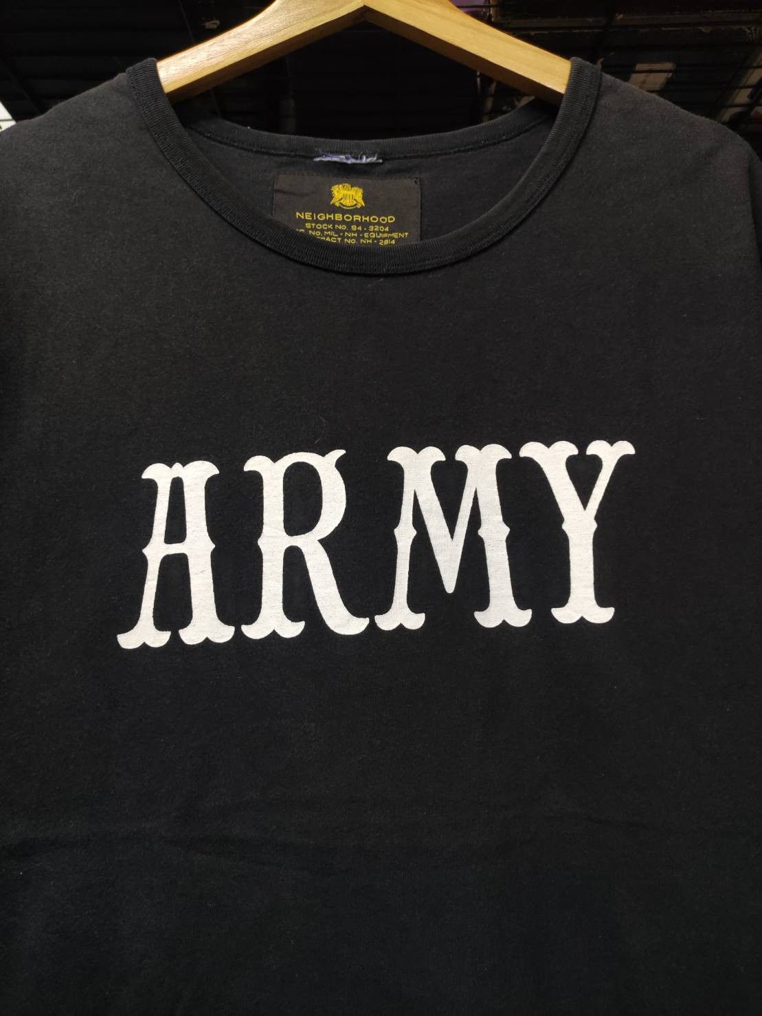 Neighborhood Neighborhood x MDNS Madness " ARMY " Champion T-Shirt Size US L / EU 52-54 / 3 - 3 Thumbnail