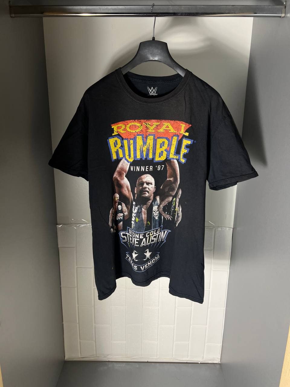 WWE VINTAGE WWE STEVE AUSTIN WRESTLING RETRO T-SHIRT Y2K 90s USA Size US XL / EU 56 / 4 - 1 Thumbnail