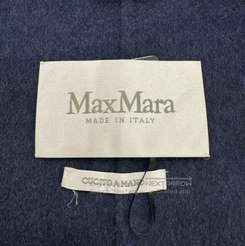 Max Mara MaxMara Navy Blue Cotton Women's Coat . Size S / US 4 / IT 40 - 5 Thumbnail