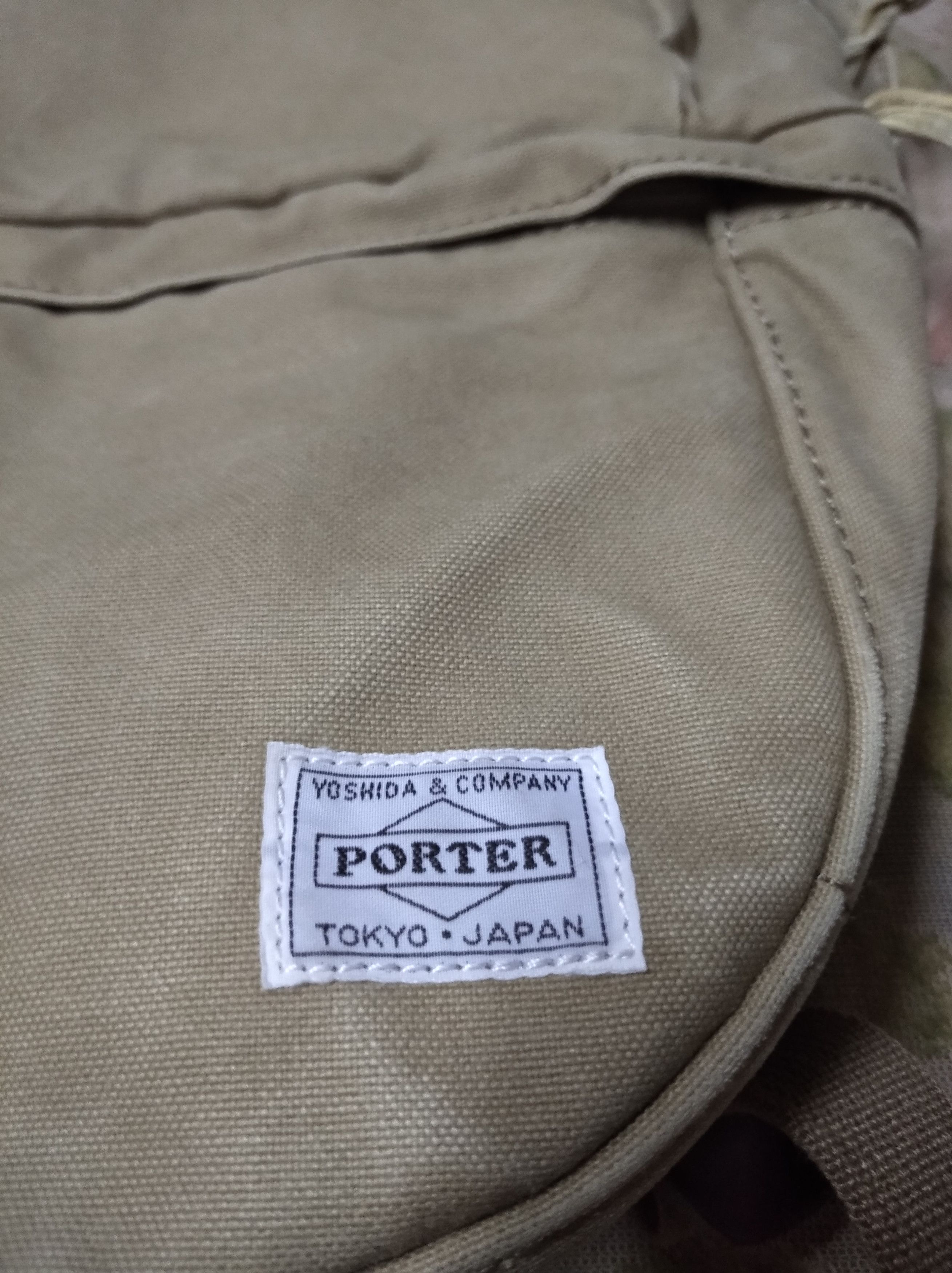 Japanese Brand × Porter Authentic Porter Heavy Duty Canvas Backpack Size ONE SIZE - 3 Thumbnail