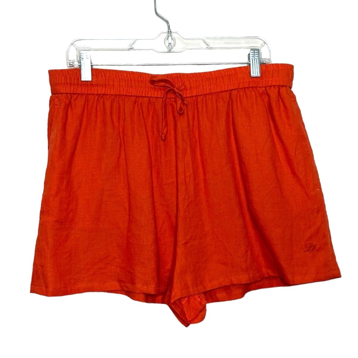 Loro Piana Loro Piana Orange linen pull on shorts size Large Size 36" / US 14 / IT 50 - 8 Thumbnail