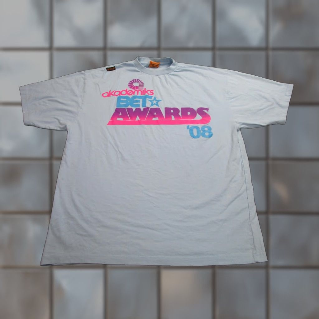 Akademiks VINTAGE Akademiks BET Awards Shirt Mens 2XL Blue 2008 Graphic Tee Hip Hop Promo Mens T-Shirt 2000s Back Print Size US XXL / EU 58 / 5 - 1 Thumbnail