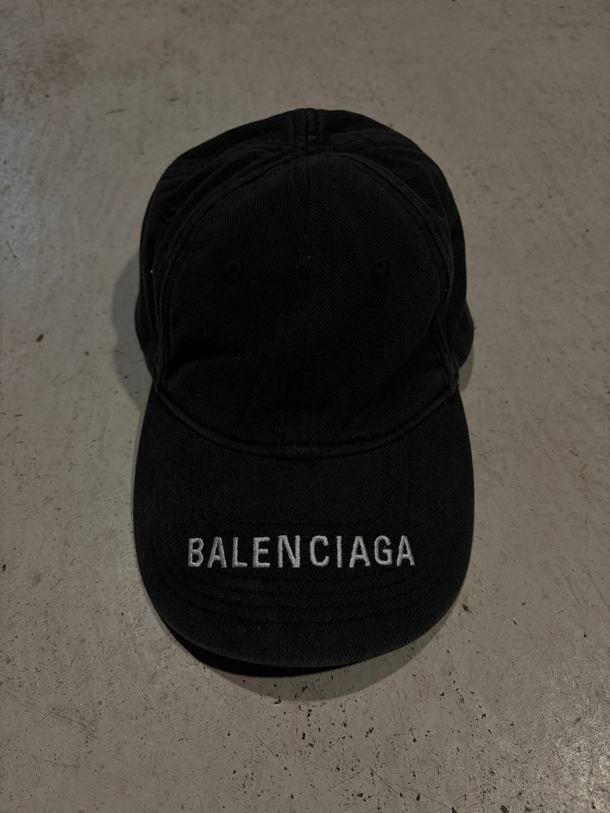 Balenciaga Balenciaga Logo Visor Cap - Black Size ONE SIZE - 1 Thumbnail
