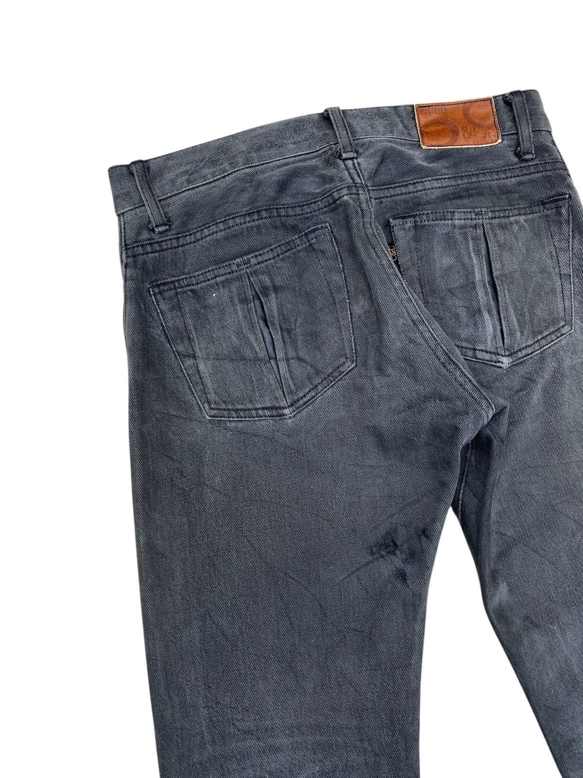 Vintage Celt&Cobra Japan Faded Mud Black Denim Selvedge Jeans Size US 29 - 17 Thumbnail