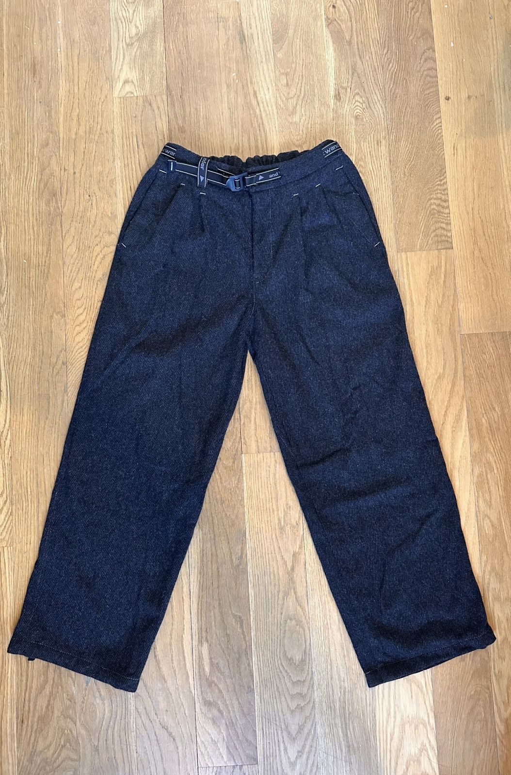 And Wander Women’s Rewool Tweed Wide Pants Size 27" / US 4 / IT 40 - 1 Thumbnail