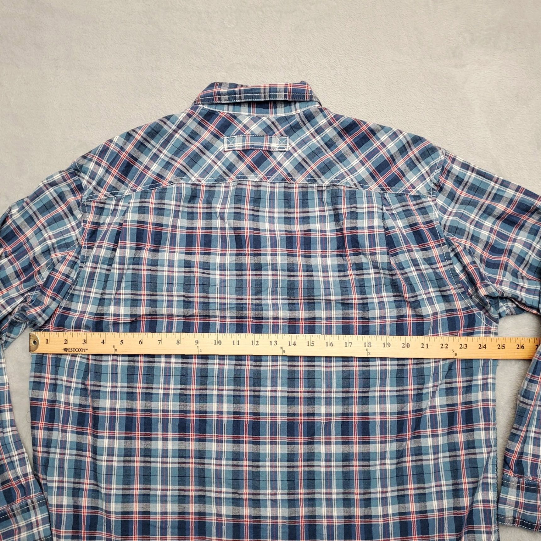 Vintage VINTAGE Duluth Trading Shirt Mens L Blue Plaid Outdoor Long Sleeve Up North Cabin Size US L / EU 52-54 / 3 - 7 Thumbnail