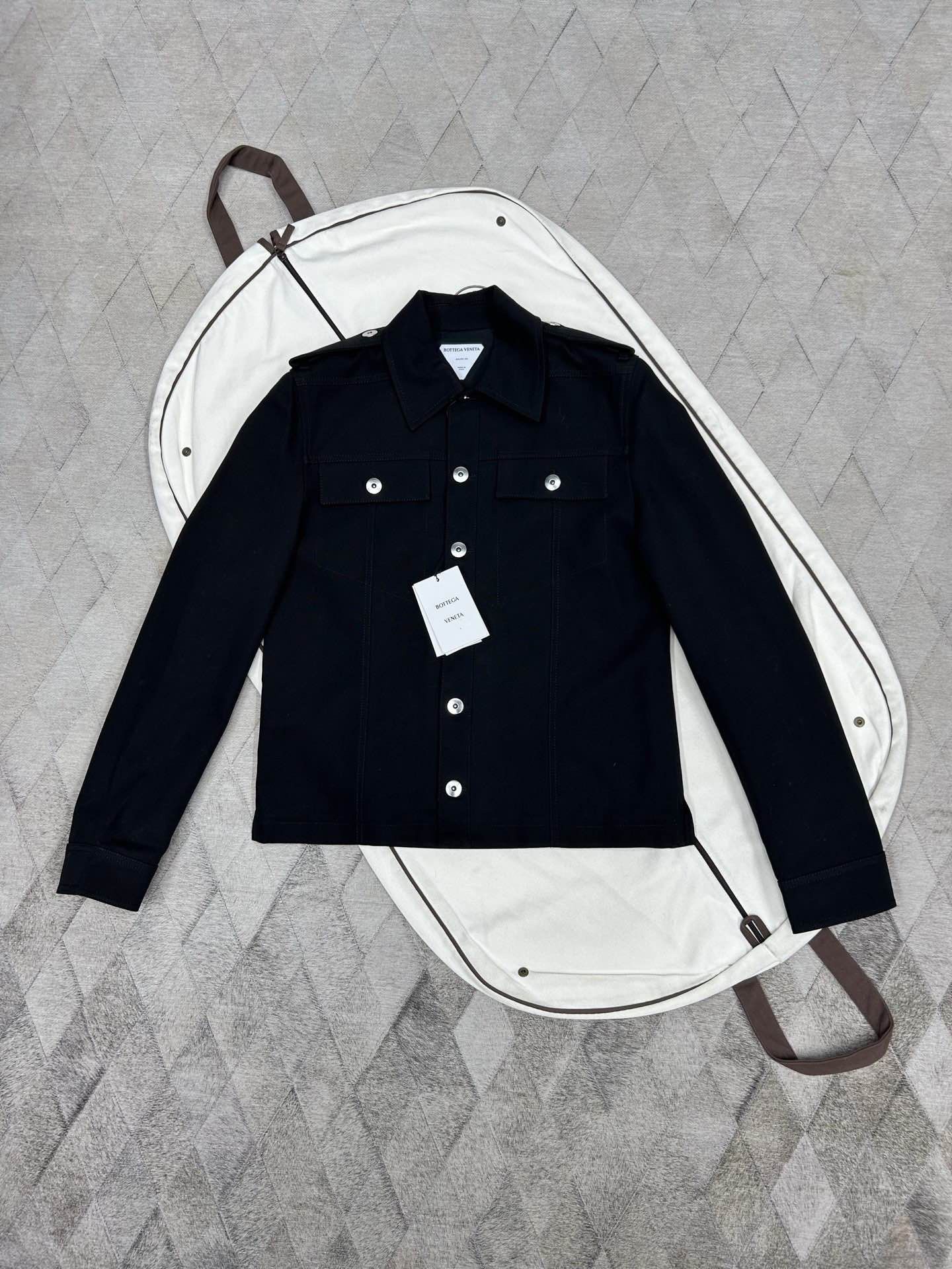 Bottega Veneta Bottega Veneta Cotton Button Up Shirt Size 50 Size US M / EU 48-50 / 2 - 1 Thumbnail