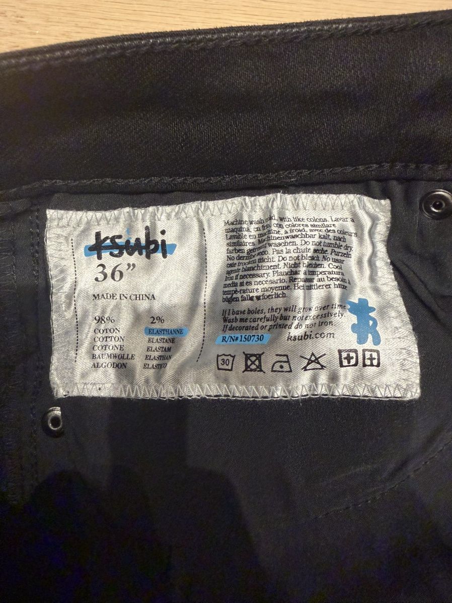 Ksubi Ksubi Van Winkle Slice Black Jeans Size 36 Size US 36 / EU 52 - 11 Thumbnail
