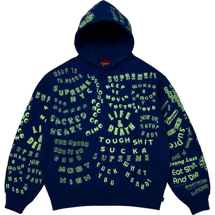 Supreme Supreme Too Deadly Hooded Sweatshirt Royal Size XXL Size US XXL / EU 58 / 5 - 5 Thumbnail