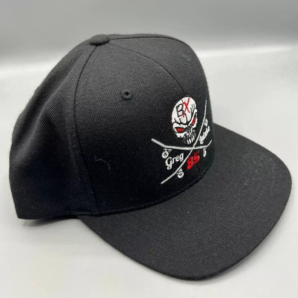 Other Greg Lutzka 85 Hat Men Black Green Skateboard Snap Back Cap Size ONE SIZE - 3 Thumbnail