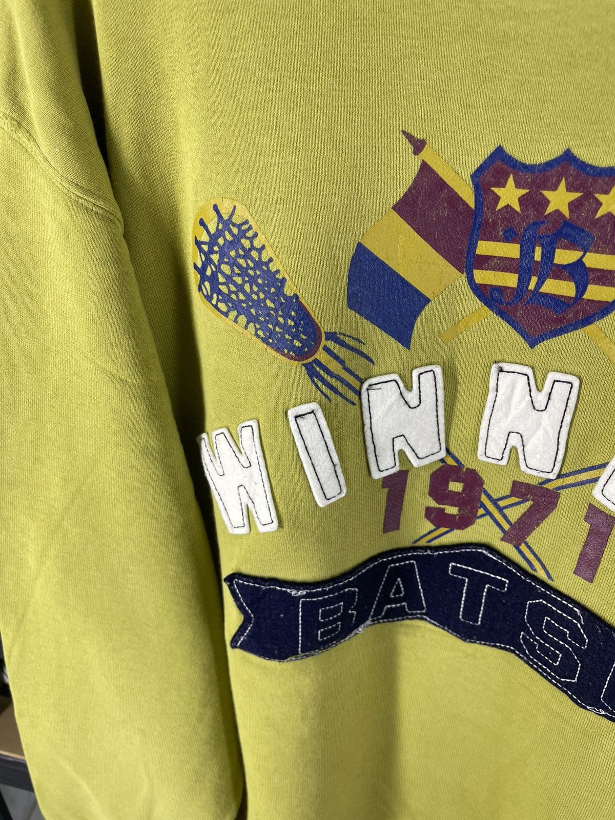 Japanese Brand Vintage 90's Batsu Winning 1971 Thrashed Sweatshirt Size US L / EU 52-54 / 3 - 4 Thumbnail
