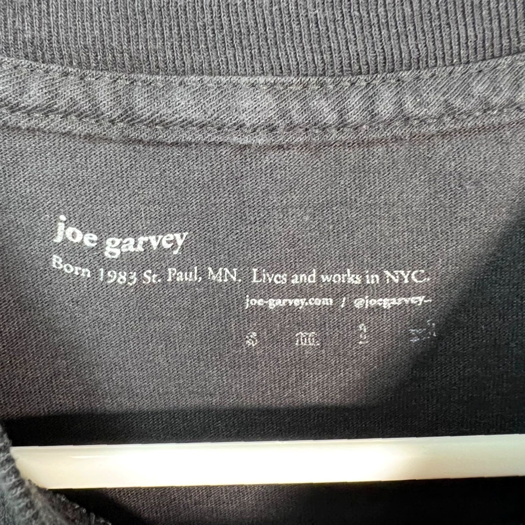 Vintage VINTAGE Joe Garvey The Whitney Studio Club Black Art T-Shirt Mens Large 100% Cotton Graphic Tee Short Sleeve Crew Neck Tag Unreadable Measurements Size US L / EU 52-54 / 3 - 3 Thumbnail