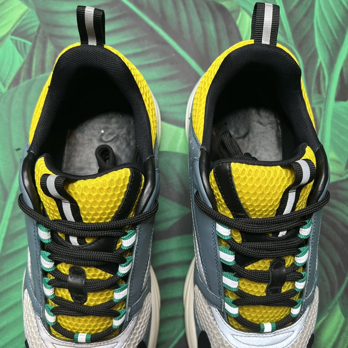 Christian Dior Monsieur B22 reflective sneaker ‘blue yellow’ Sz- 10M/43EU Size US 10 / EU 43 - 5 Thumbnail