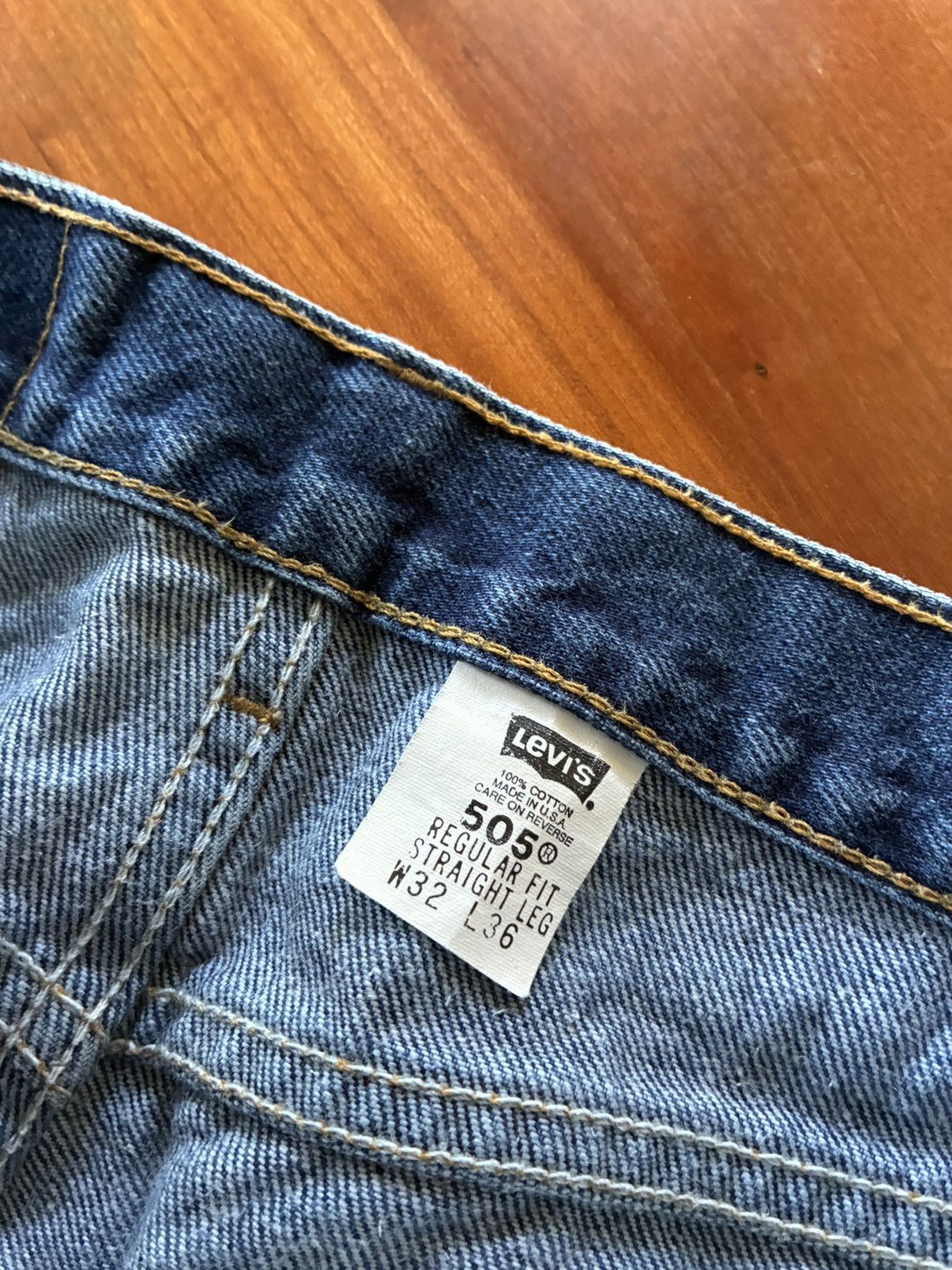Levi's Vintage 90s Levi’s 505 denim jeans Size US 30 / EU 46 - 3 Thumbnail