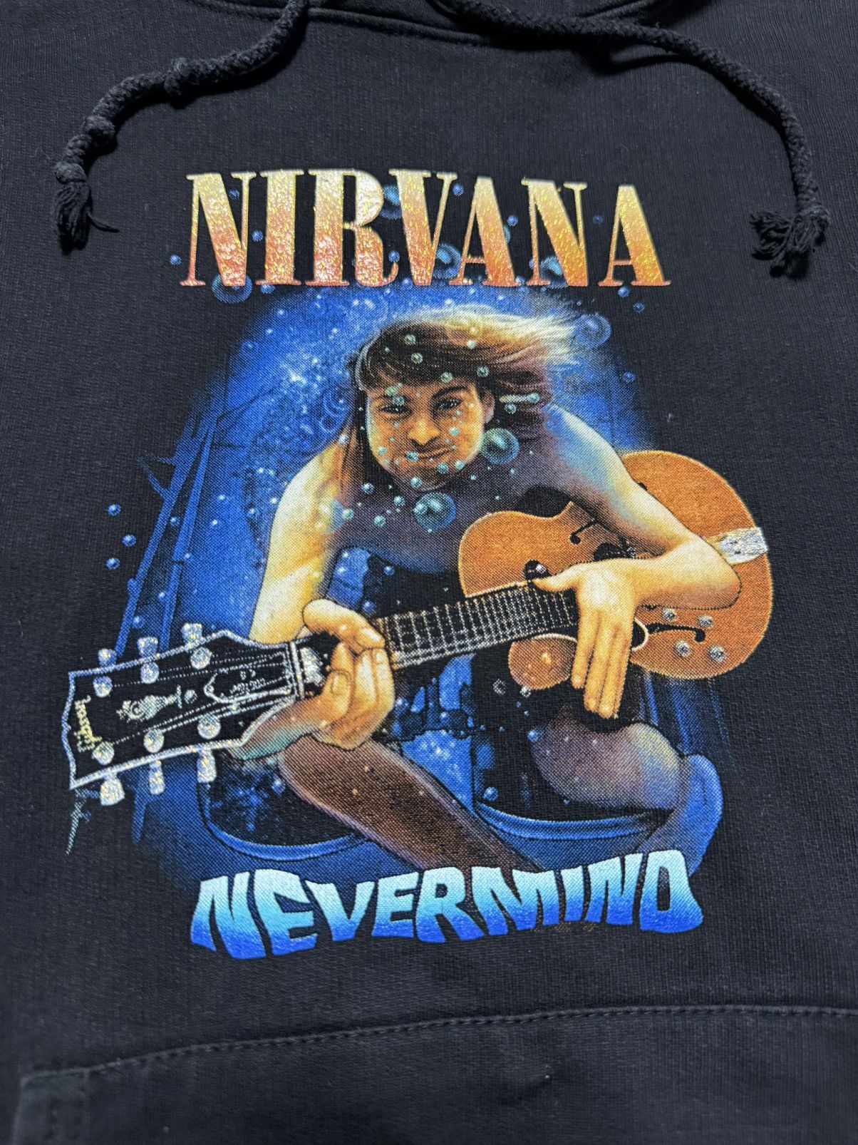Band Tees × Nirvana × Vintage Vintage Nirvana Hoodie Neverming Big Logo y2k 90s Size US XS / EU 42 / 0 - 5 Thumbnail