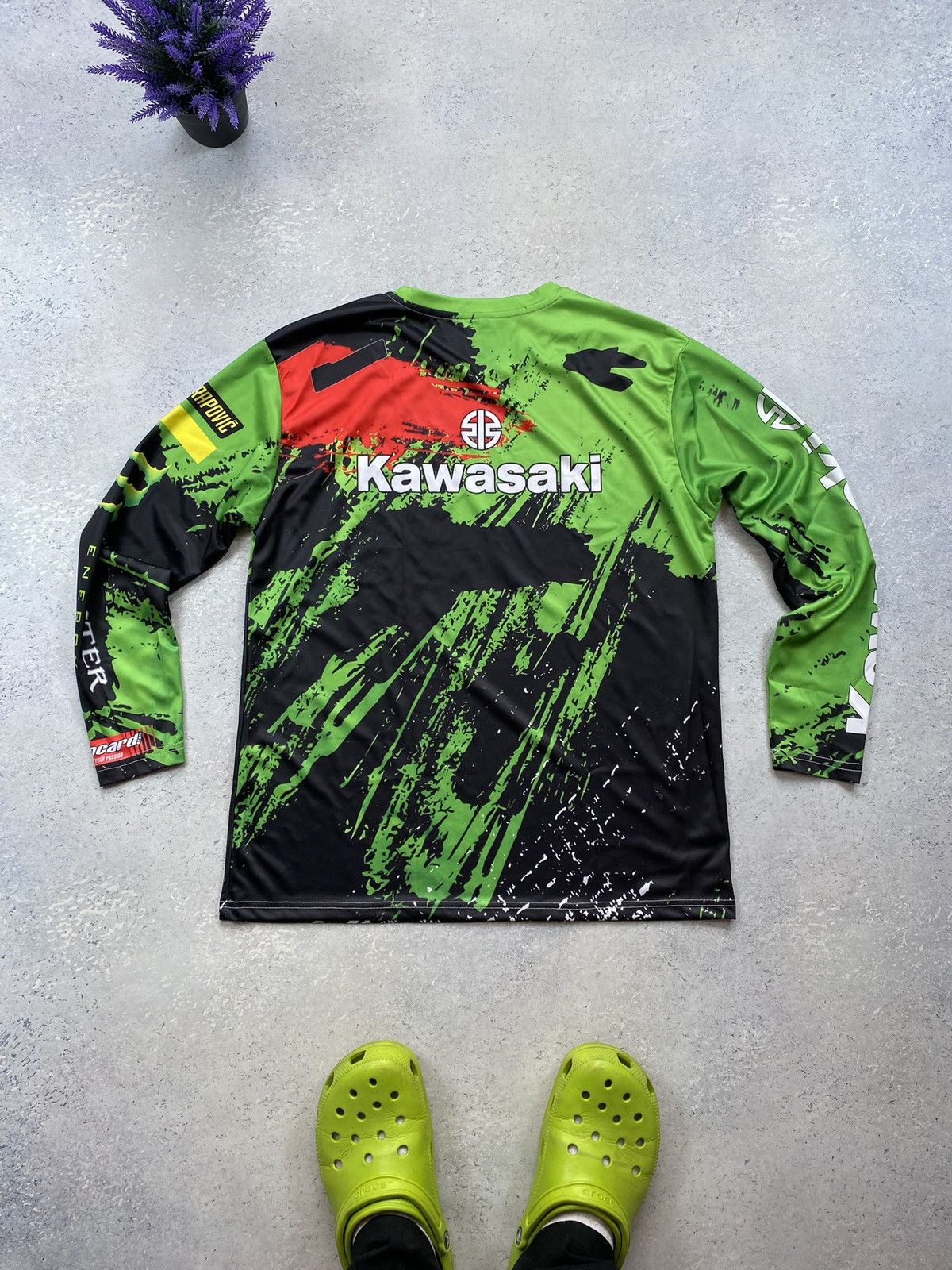 Formula 1 Kawasaki Motorcycle Racing Team Men's T-shirt Size XL Size US XL / EU 56 / 4 - 4 Thumbnail