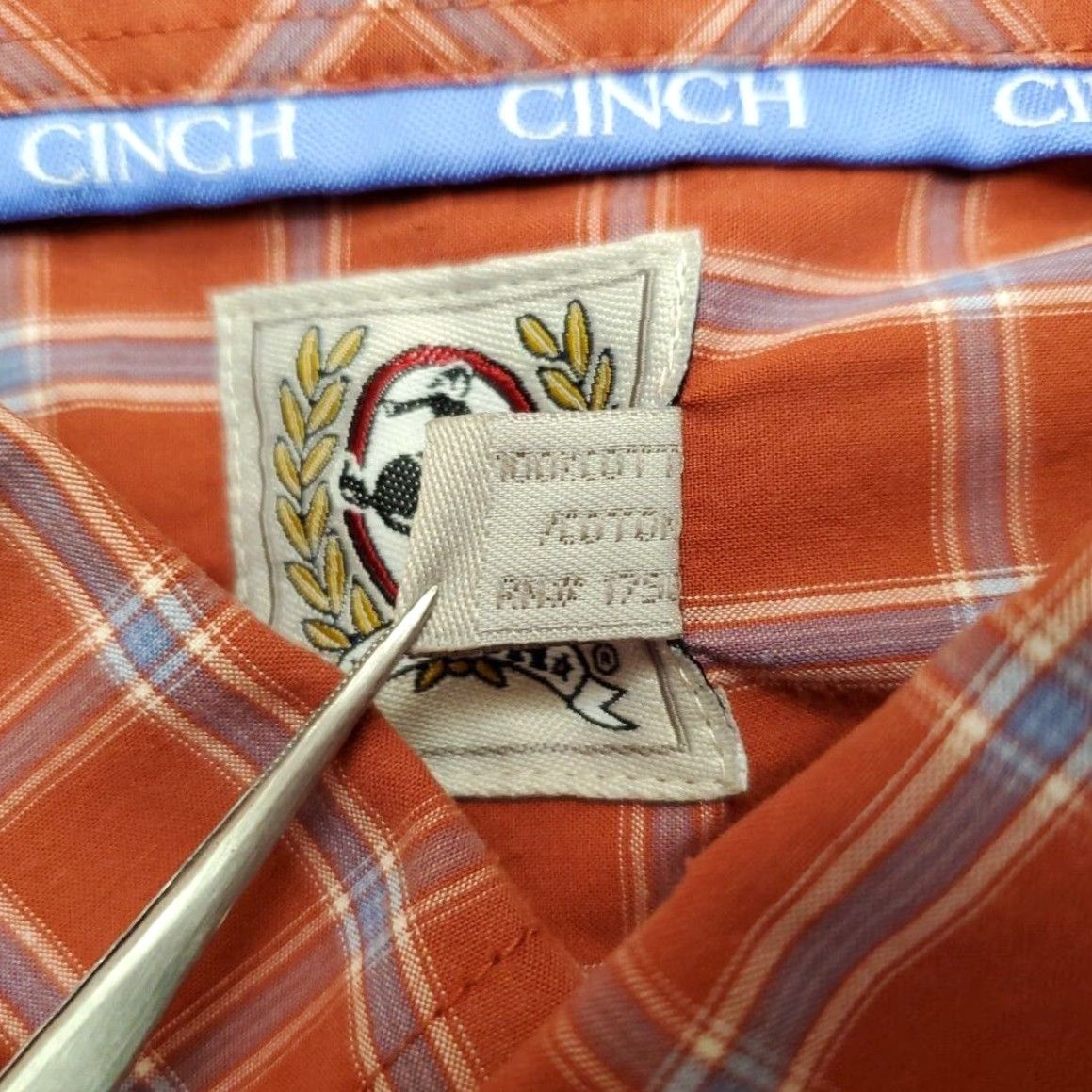 Vintage Cinch Shirt Mens M Red Plaid Long Sleeve Button Western Cowboy Ranch Rodeo Casual Clothing Size US M / EU 48-50 / 2 - 7 Thumbnail