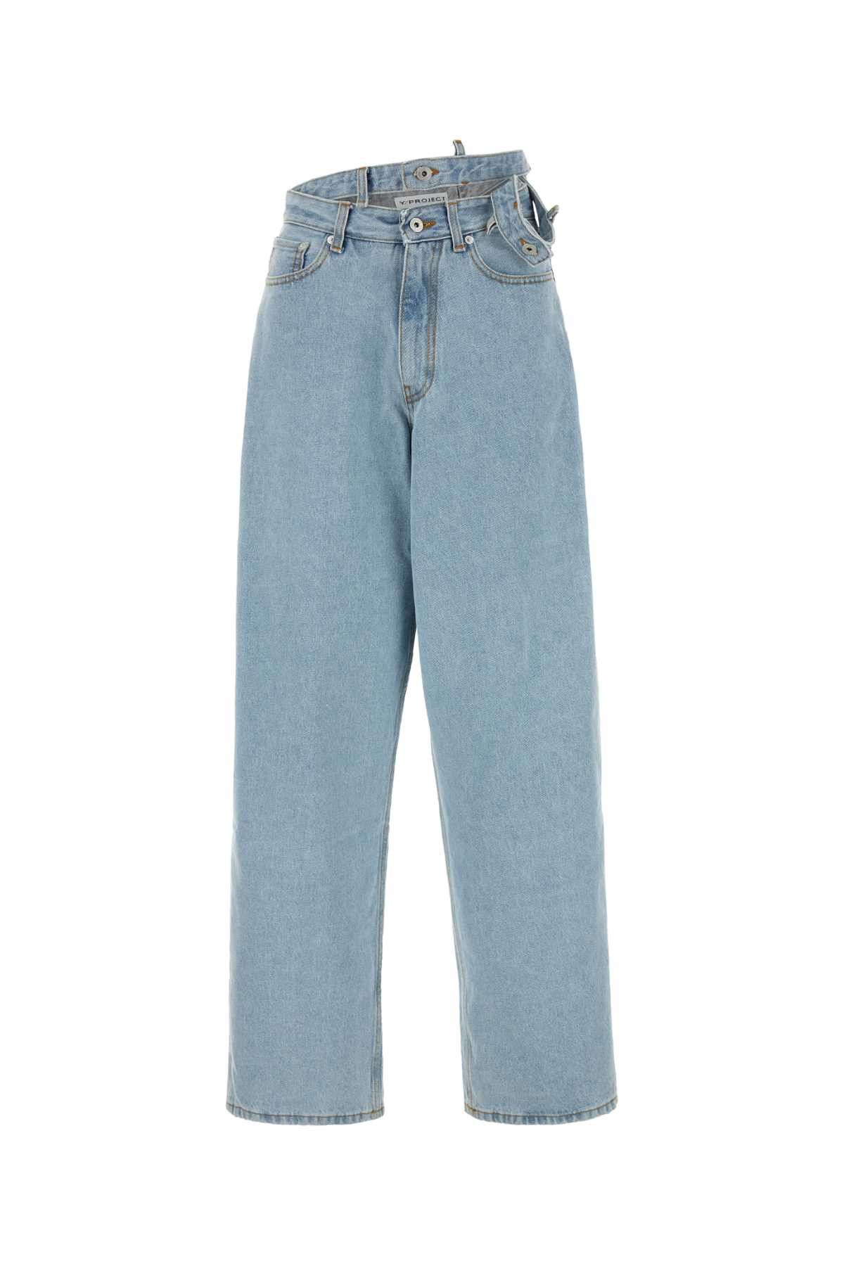 image of Yproject Light Blue Denim Jeans, Women's (Size 26)