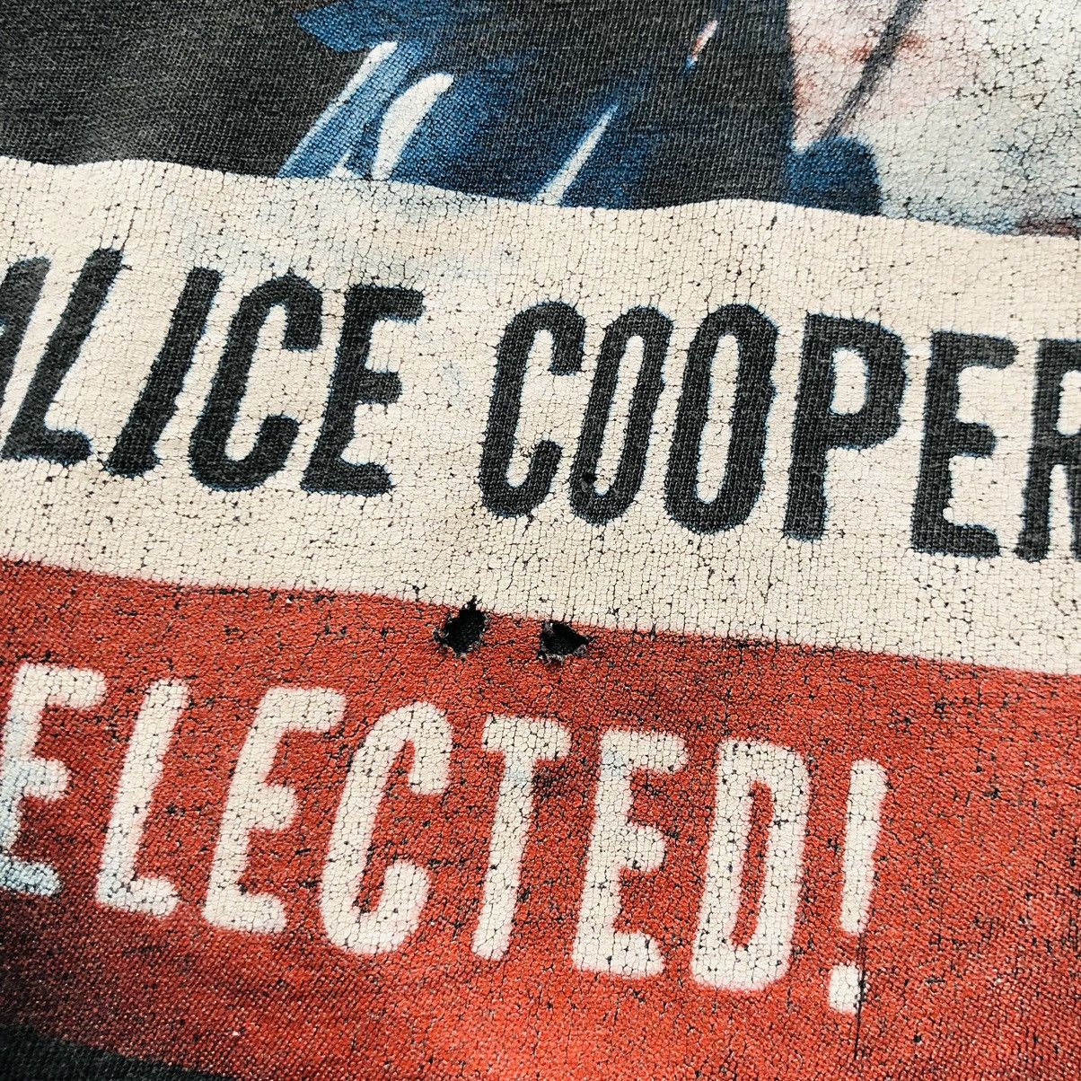 Band Tees × Vintage vintage Alice Cooper Elected band rock metal 80s 90s T-shirt Size US L / EU 52-54 / 3 - 6 Thumbnail
