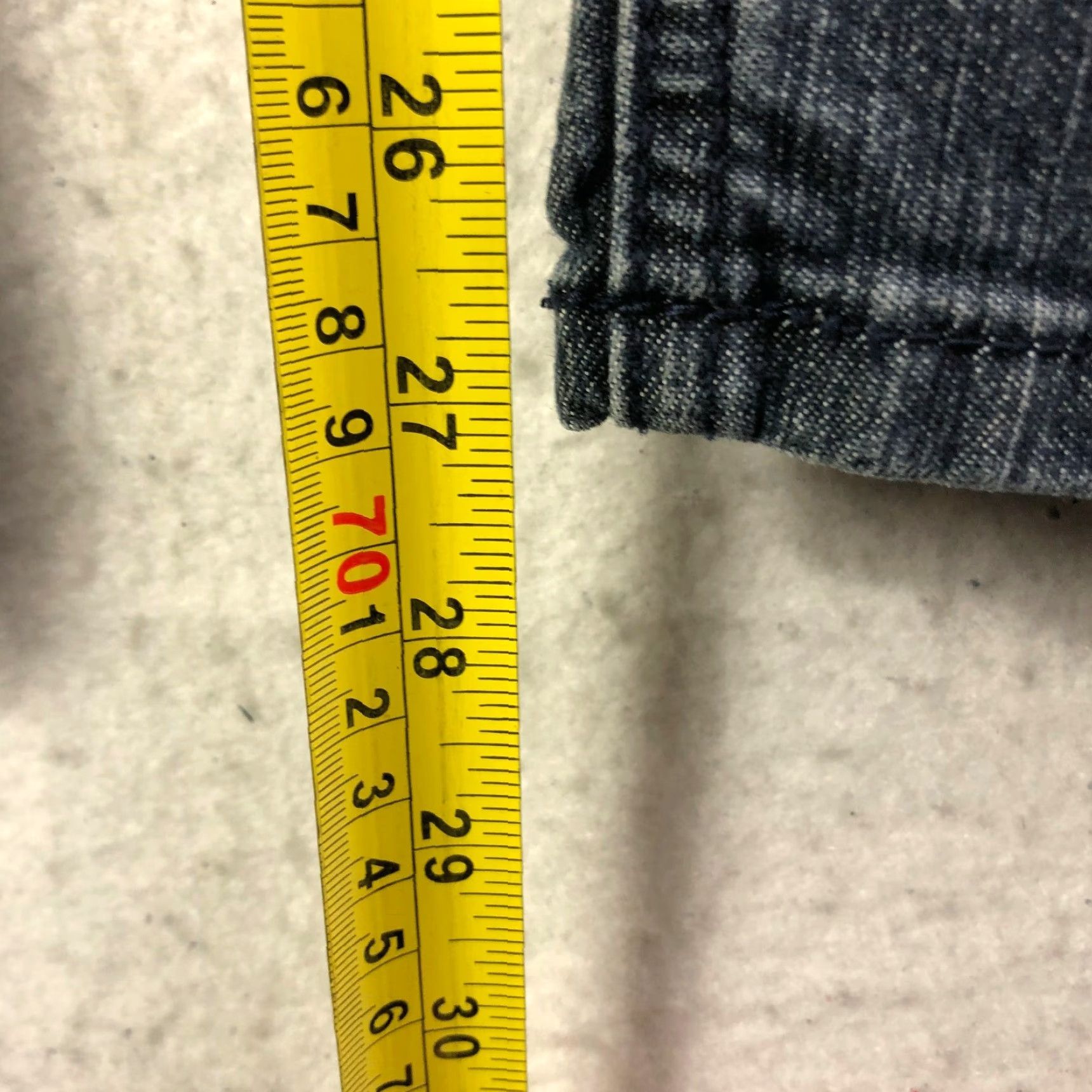 Vintage Chico's Womens Jeans Blue Denim Straight Leg Mid Rise 1.5 Short Regular Inseam 28" Cotton Denim Comfort Vintage? No - Pre-owned Size 26" / US 2 / IT 38 - 3 Thumbnail