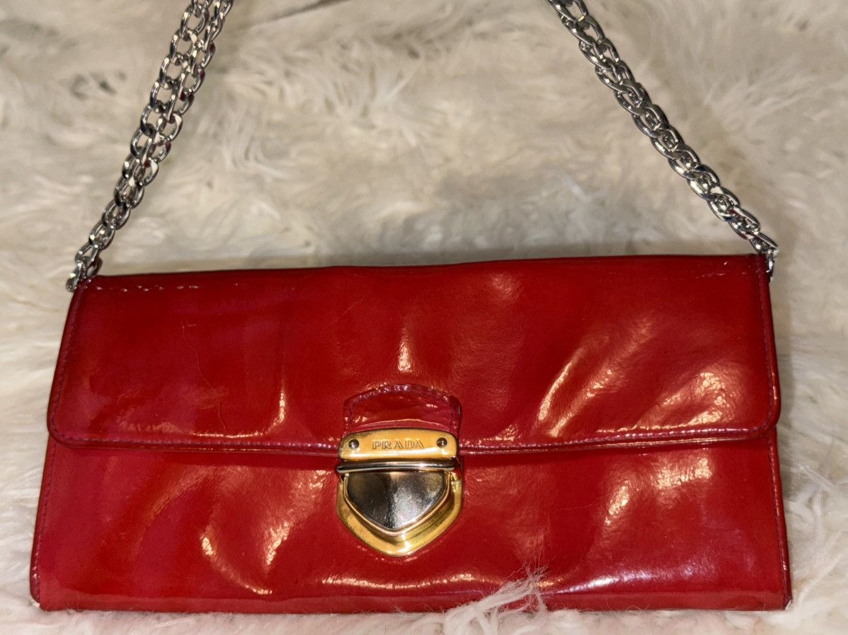 Prada Prada Bicolor Leather Long Wallet Size ONE SIZE - 14 Thumbnail